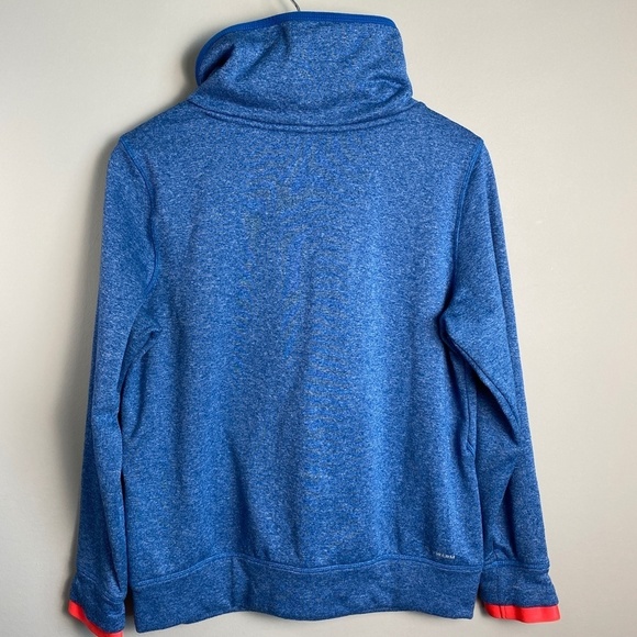Reebok Women's Blue Crossover‎ High Neck Athletic Pullover Sweatshirt Size Large - Picture 5 of 14